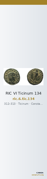 RIC VI Ticinum 134 — CANOA