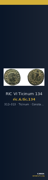 RIC VI Ticinum 134 — CANOA