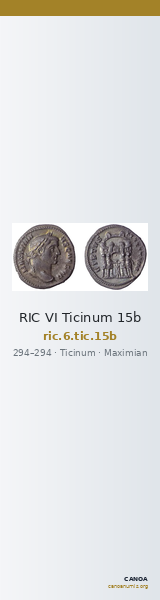 RIC VI Ticinum 15b — CANOA