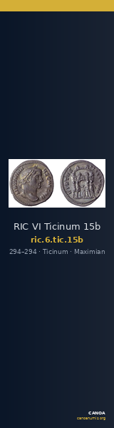 RIC VI Ticinum 15b — CANOA