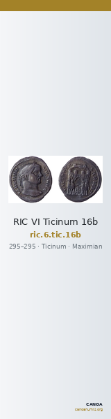 RIC VI Ticinum 16b — CANOA