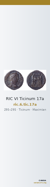 RIC VI Ticinum 17a — CANOA