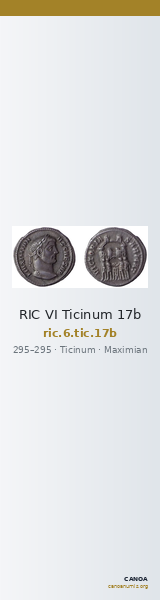 RIC VI Ticinum 17b — CANOA