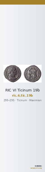 RIC VI Ticinum 19b — CANOA