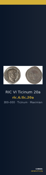 RIC VI Ticinum 20a — CANOA