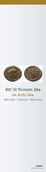 RIC VI Ticinum 26a — CANOA