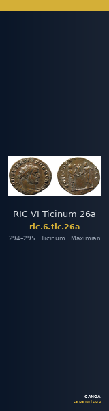RIC VI Ticinum 26a — CANOA
