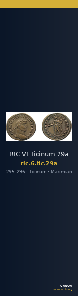 RIC VI Ticinum 29a — CANOA