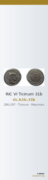 RIC VI Ticinum 31b — CANOA