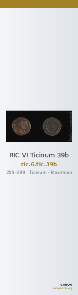 RIC VI Ticinum 39b — CANOA