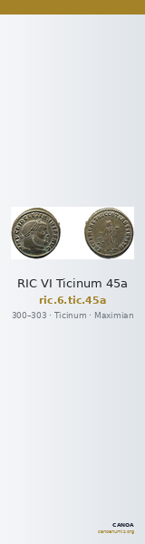 RIC VI Ticinum 45a — CANOA