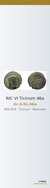 RIC VI Ticinum 46a — CANOA