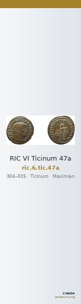 RIC VI Ticinum 47a — CANOA