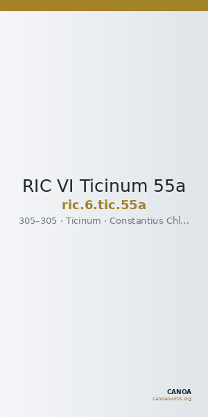 RIC VI Ticinum 55a — CANOA