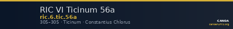 RIC VI Ticinum 56a — CANOA