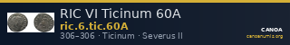 RIC VI Ticinum 60A — CANOA