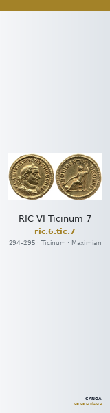 RIC VI Ticinum 7 — CANOA