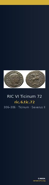 RIC VI Ticinum 72 — CANOA