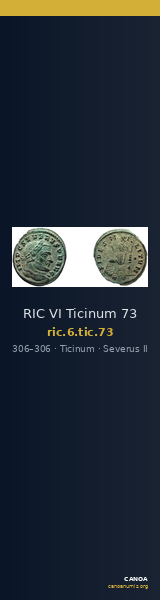 RIC VI Ticinum 73 — CANOA
