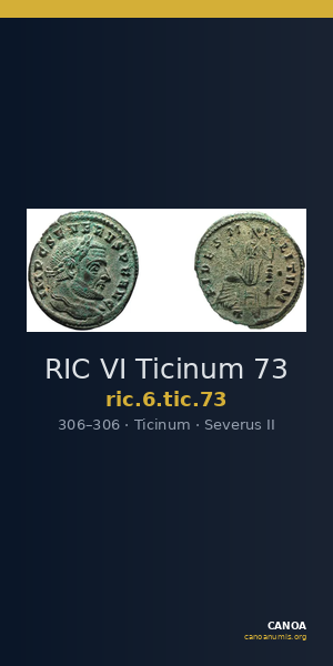 RIC VI Ticinum 73 — CANOA