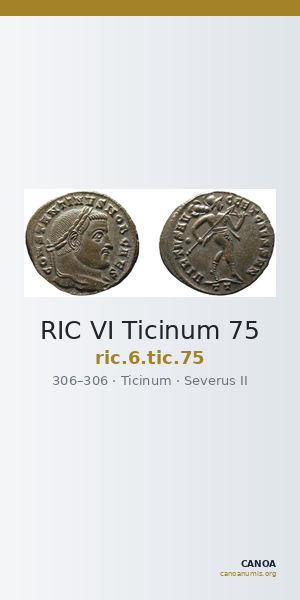 RIC VI Ticinum 75 — CANOA