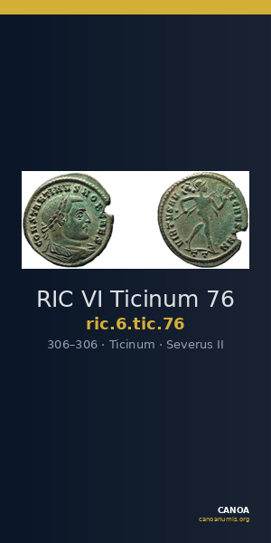 RIC VI Ticinum 76 — CANOA