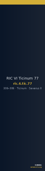 RIC VI Ticinum 77 — CANOA