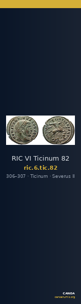 RIC VI Ticinum 82 — CANOA