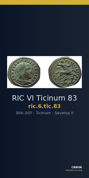RIC VI Ticinum 83 — CANOA