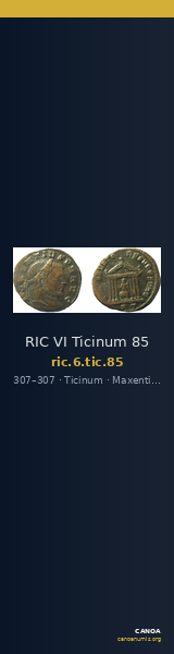 RIC VI Ticinum 85 — CANOA