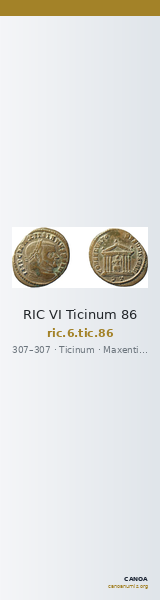 RIC VI Ticinum 86 — CANOA