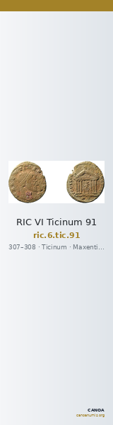 RIC VI Ticinum 91 — CANOA
