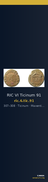 RIC VI Ticinum 91 — CANOA