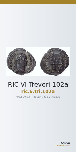 RIC VI Treveri 102a — CANOA