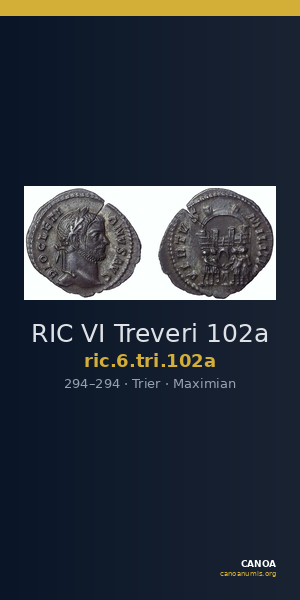 RIC VI Treveri 102a — CANOA