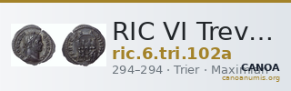 RIC VI Treveri 102a — CANOA