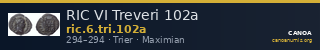 RIC VI Treveri 102a — CANOA
