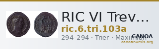 RIC VI Treveri 103a — CANOA
