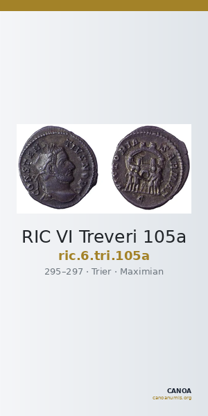RIC VI Treveri 105a — CANOA