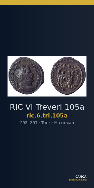 RIC VI Treveri 105a — CANOA