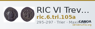 RIC VI Treveri 105a — CANOA