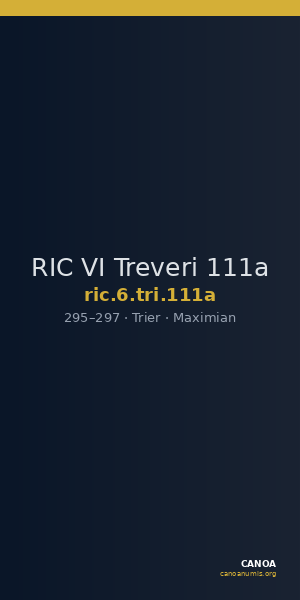 RIC VI Treveri 111a — CANOA