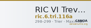 RIC VI Treveri 116a — CANOA