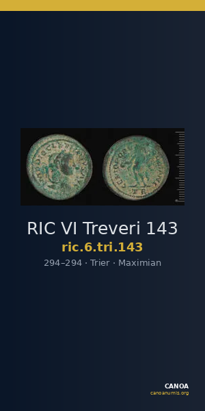 RIC VI Treveri 143 — CANOA