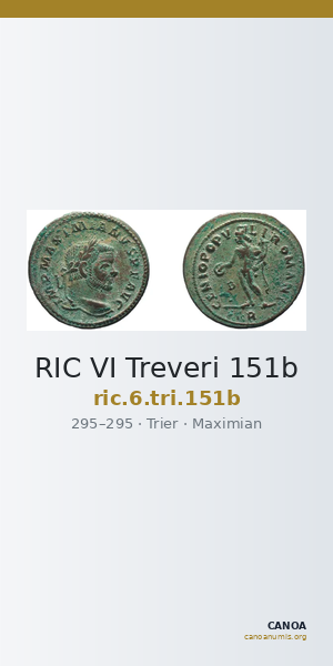 RIC VI Treveri 151b — CANOA