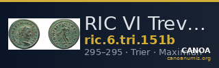 RIC VI Treveri 151b — CANOA