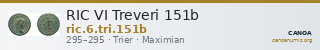 RIC VI Treveri 151b — CANOA