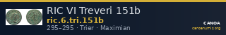 RIC VI Treveri 151b — CANOA