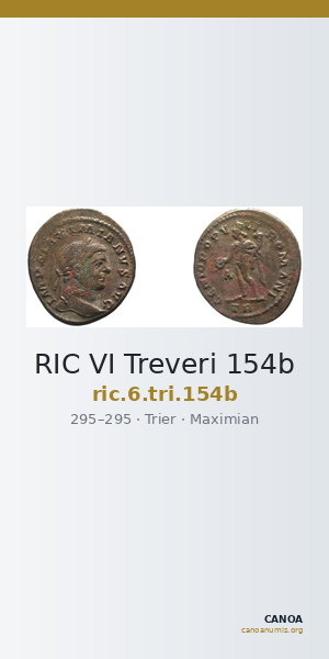 RIC VI Treveri 154b — CANOA