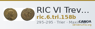 RIC VI Treveri 158b — CANOA